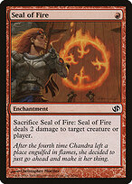 Seal of Fire — Duel Decks: Jace vs. Chandra
