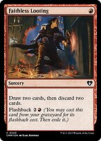 Faithless Looting — Commander Masters