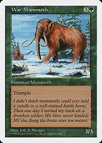 War Mammoth — Fifth Edition