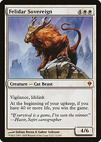 Felidar Sovereign — Zendikar