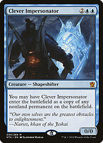Clever Impersonator — Khans of Tarkir