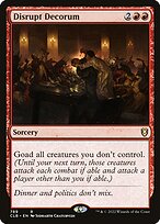 Disrupt Decorum — Commander Legends: Battle for Baldur's Gate