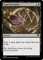 Read the Bones — Commander Masters