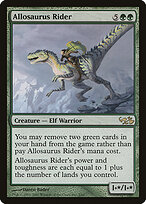 Allosaurus Rider — Duel Decks: Elves vs. Goblins