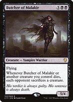 Butcher of Malakir — Commander 2017