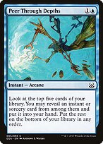 Peer Through Depths — Duel Decks: Mind vs. Might