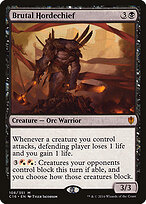Brutal Hordechief — Commander 2016