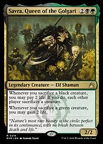 Savra, Queen of the Golgari — Ravnica Remastered