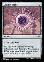 Orzhov Signet — Ravnica Remastered