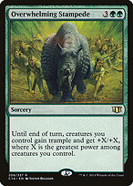 Overwhelming Stampede — Commander 2014