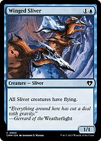 Winged Sliver — Commander Masters
