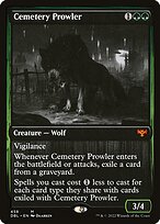 Cemetery Prowler — Innistrad: Double Feature