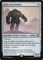 Bosh, Iron Golem — Commander 2014