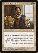 Gerrard's Wisdom — Weatherlight