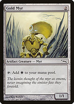 Gold Myr — Mirrodin