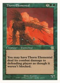 Thorn Elemental (Starter 1999) — Oversize Cards