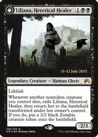Liliana, Heretical Healer — Prerelease Cards