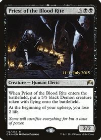 Priest of the Blood Rite — Prerelease Cards