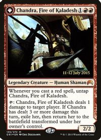 Chandra, Fire of Kaladesh — Prerelease Cards