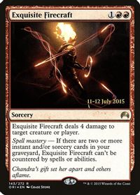 Exquisite Firecraft — Prerelease Cards