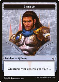Emblem - Gideon, Ally of Zendikar — Battle for Zendikar