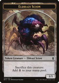 Eldrazi Scion Token (004) — Battle for Zendikar