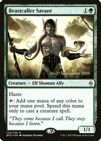 Beastcaller Savant — Prerelease Cards
