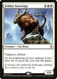 Felidar Sovereign — Prerelease Cards