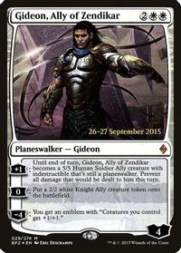 Gideon, Ally of Zendikar — Prerelease Cards