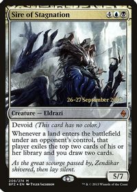 Sire of Stagnation — Prerelease Cards