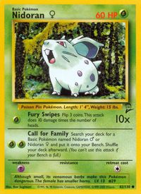 Nidoran F — Base Set 2