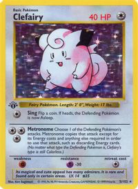 Clefairy — Base Set (Shadowless)