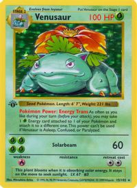 Venusaur — Base Set (Shadowless)