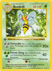 Beedrill — Base Set (Shadowless)
