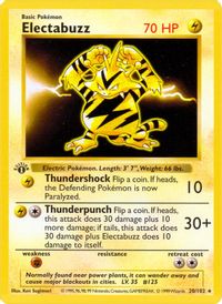 Electabuzz — Base Set (Shadowless)