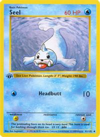 Seel — Base Set (Shadowless)