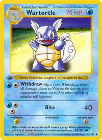 Wartortle — Base Set (Shadowless)