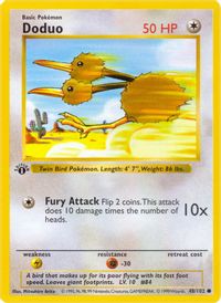 Doduo — Base Set (Shadowless)
