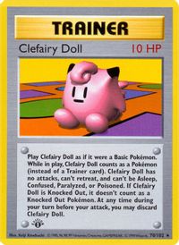Clefairy Doll — Base Set (Shadowless)