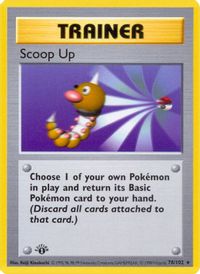 Scoop Up — Base Set (Shadowless)