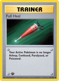 Full Heal — Base Set (Shadowless)
