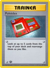 Pokedex — Base Set (Shadowless)