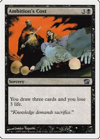 Ambition's Cost — 8th Edition