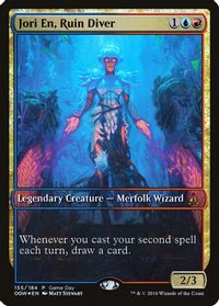 Jori En, Ruin Diver — Game Day & Store Championship Promos