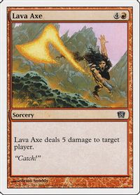 Lava Axe — 8th Edition