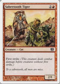 Sabretooth Tiger — 8th Edition