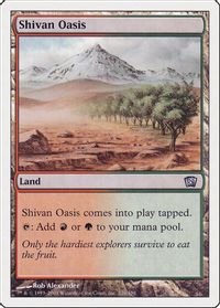 Shivan Oasis — 8th Edition