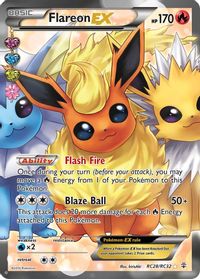 Flareon EX (Full Art) — Generations: Radiant Collection