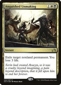 Anguished Unmaking — Prerelease Cards