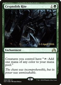 Cryptolith Rite — Prerelease Cards